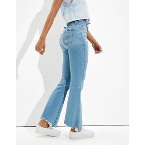American Eagle 90s Flare Denim Jeans Plus Size